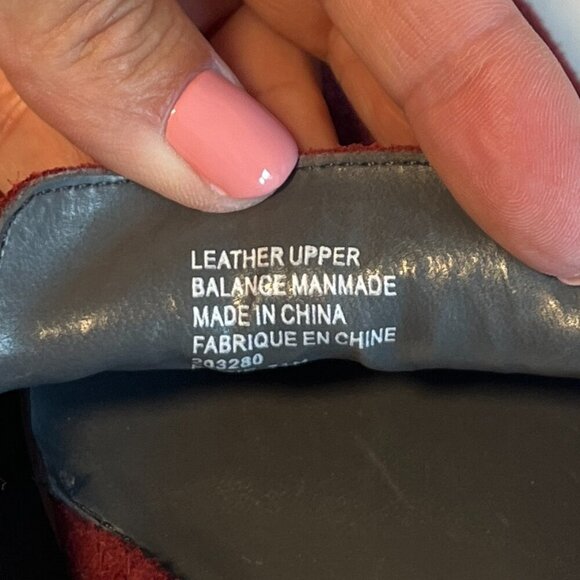 Sam & Libby Red Suede Loafers Size 7.5 - Picture 12 of 13